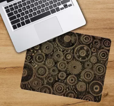 Patronen muismat intricate tandwiel indeling - TenStickers