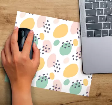 Patronen muismat levendige abstracte vormen - TenStickers