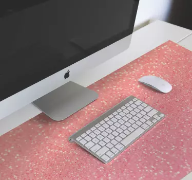 Patronen muismat sprankelende roze textuur - TenStickers
