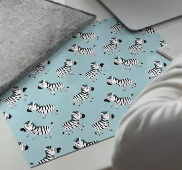 Patronen muismat zebra patroon spel - TenStickers
