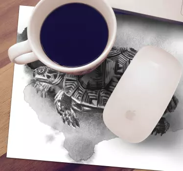Patroon schildpad illustratie originele muismat - TenStickers