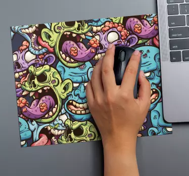 Zombies gaming vinyl muismat - TenStickers