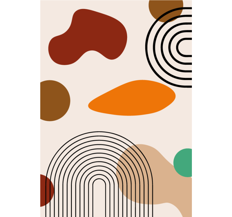 Boho-bogen raambekleding badkamer - TenStickers