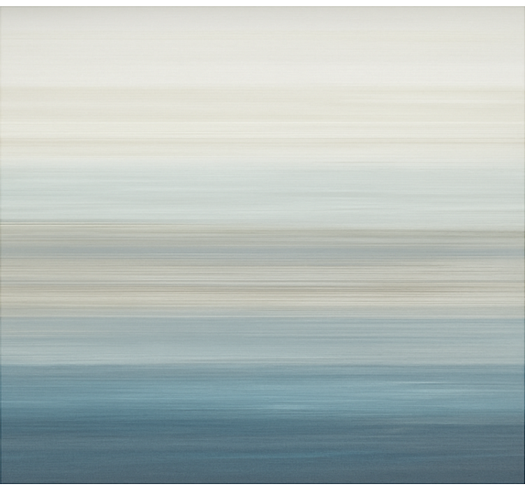 Zachtblauw verloop raambekleding badkamer - TenStickers