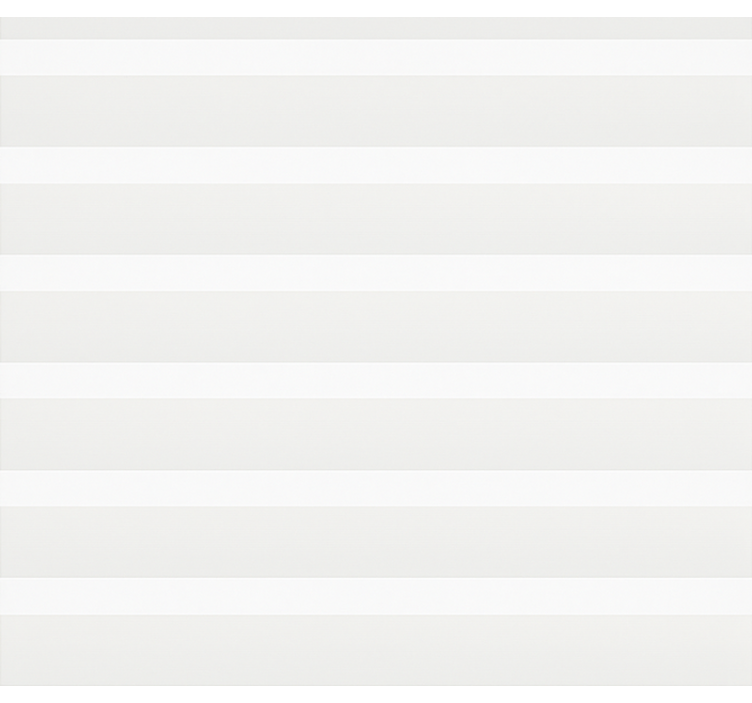 Witte horizontale strepen rolgordijn woonkamer - TenStickers