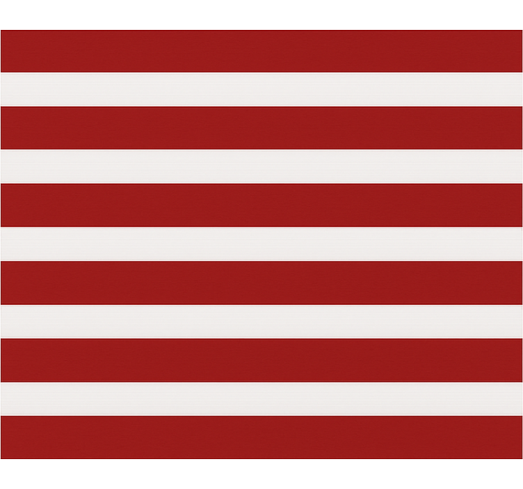 Rode horizontale strepen rolgordijn kinderkamer - TenStickers