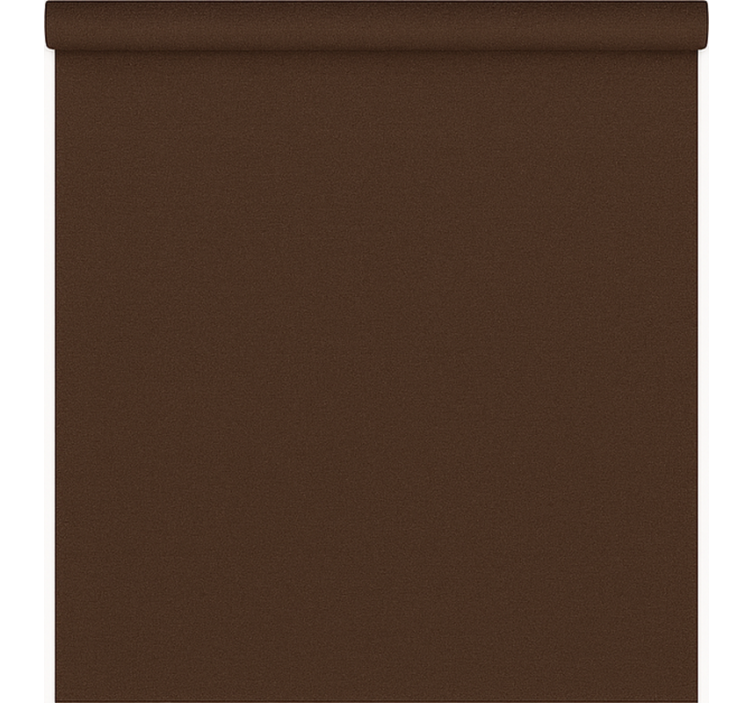 Donkerbruin monochroom rolgordijn woonkamer - TenStickers