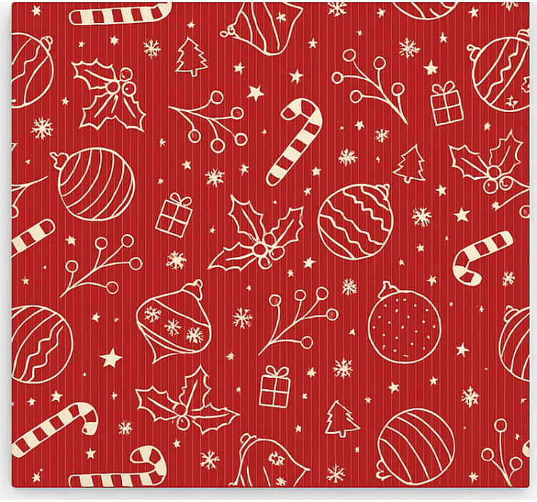 Patroon van roodborstjes rolgordijn woonkamer - TenStickers