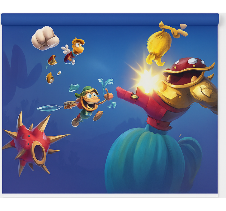 Game battle clash gamer rolgordijn - TenStickers