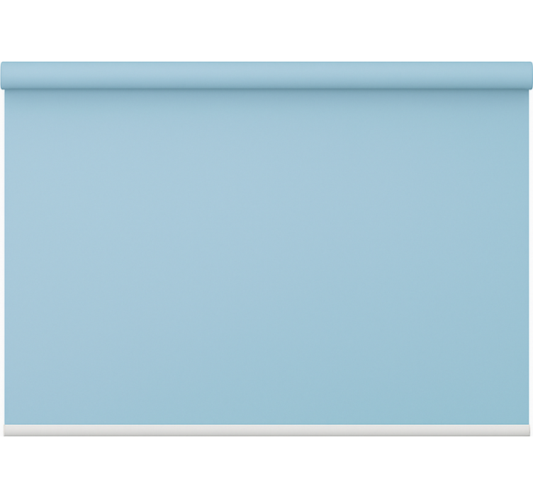 Hemelsblauwe kleur rolgordijn tienerkamer - TenStickers