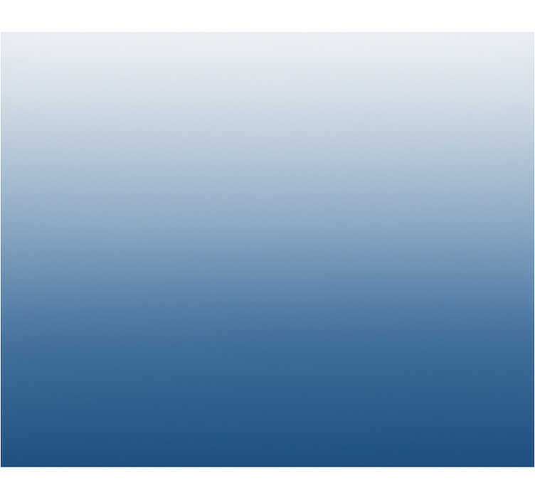 Wit tot donkerblauw rolgordijn tienerkamer - TenStickers