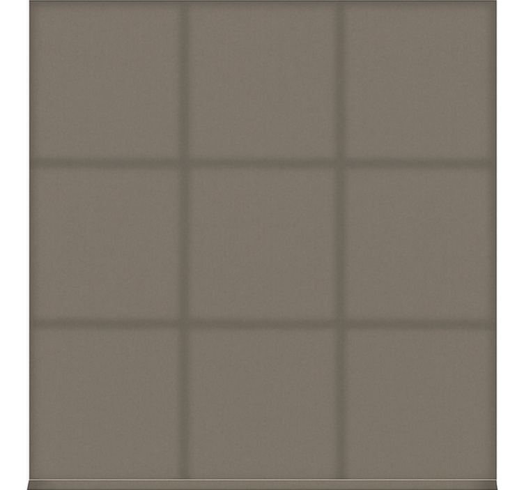 Koele bruine effen kleur rolgordijn eetkamer - TenStickers