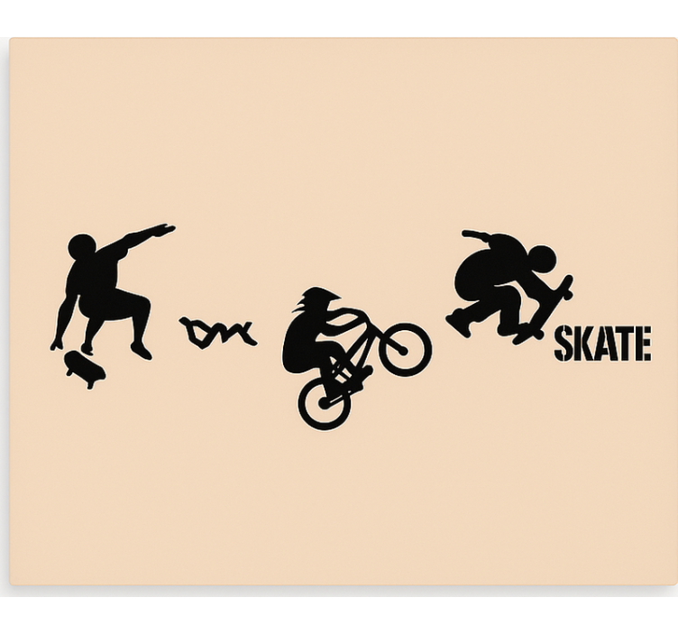 Skate bmx sport rolgordijn tienerkamer - TenStickers