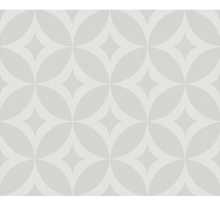 Geometrisch ruitpatroon Eetkamer rolgordijnen - TenStickers