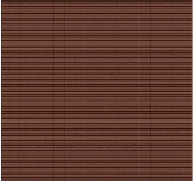 Chocoladebruin bamboe-effect rolgordijn eetkamer - TenStickers