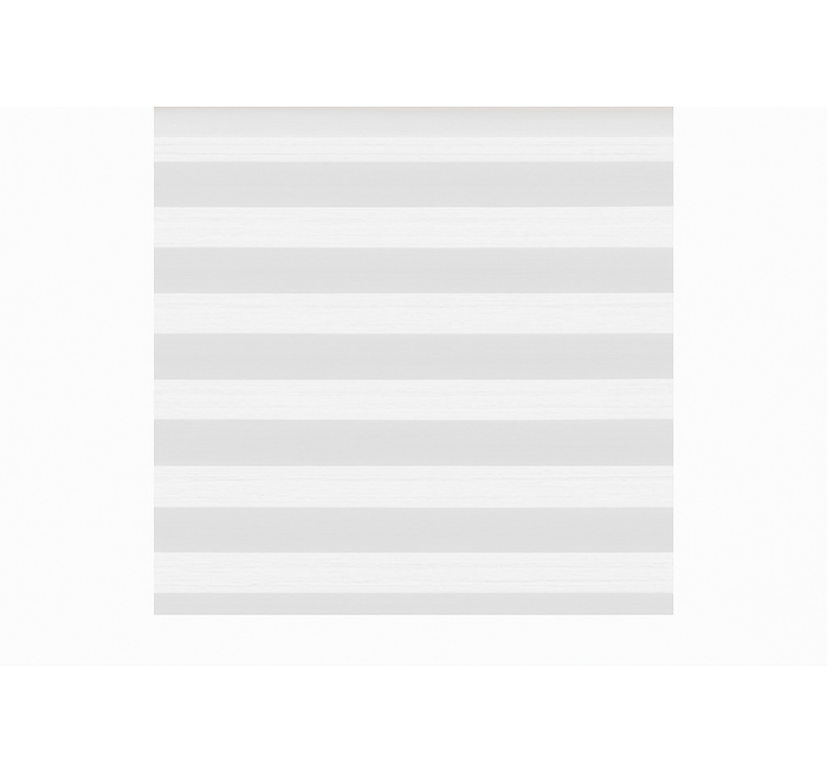 Transparante witte strepen rolgordijn eetkamer - TenStickers