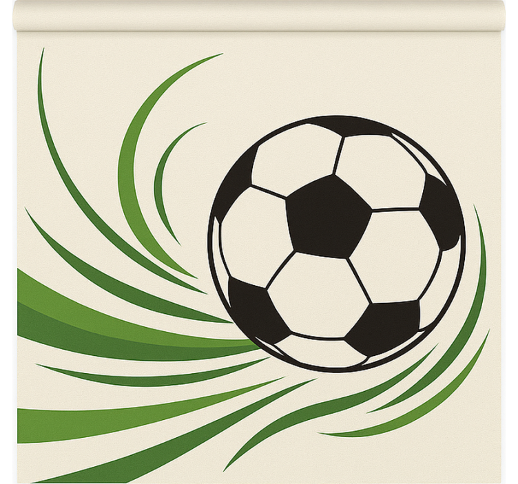 Rolgordijn tienerkamer voetbal - TenStickers