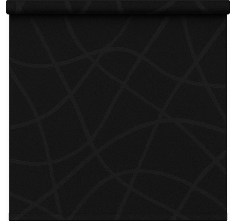 Rolgordijn kantoor rustgevend zwart - TenStickers