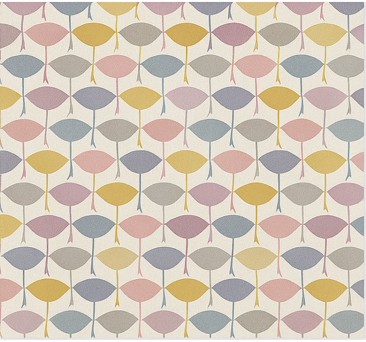 Raambekleding scandinavisch kleurrijke kolibries - TenStickers