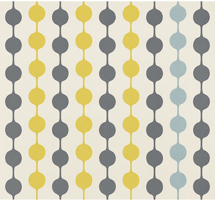 Raambekleding scandinavisch hangende kleurrijke cirkels - TenStickers