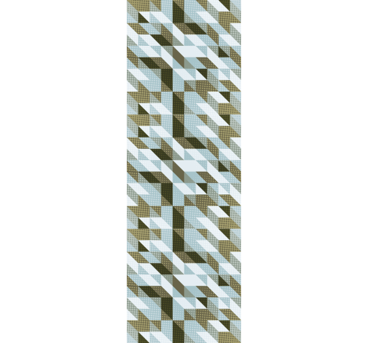 Thuis kantoor raambekleding moderne driehoeken - TenStickers