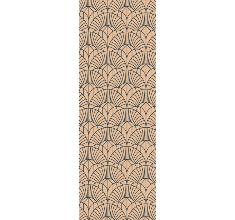 Thuis kantoor raambekleding abstract beige patroon - TenStickers