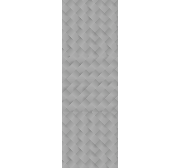 Thuis kantoor raambekleding grijs vierkant patroon - TenStickers