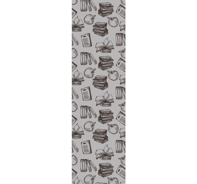 Thuis kantoor raambekleding vintage studiematerialen - TenStickers