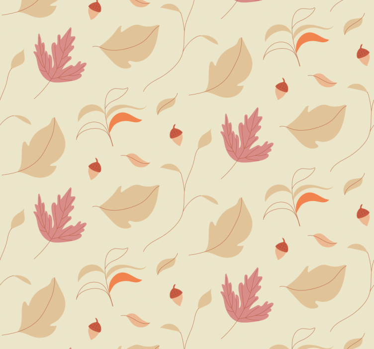 Thuis kantoor raambekleding herfstbladeren - TenStickers