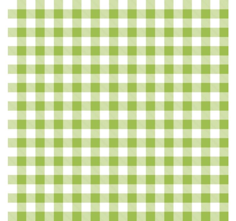 Eetkamer rolgordijn gingham ruitpatroon - TenStickers