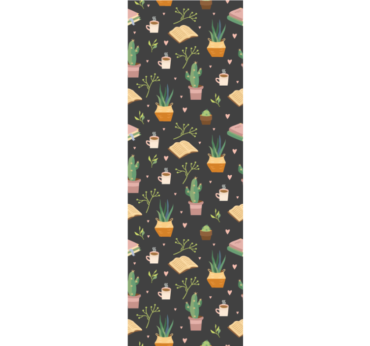 Rolgordijn keuken coffee en boeken - TenStickers