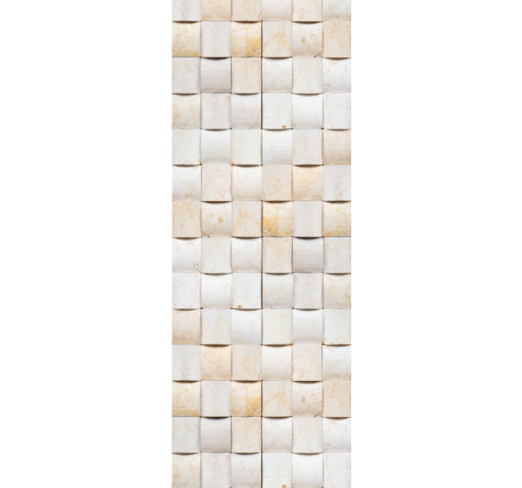 Rolgordijn keuken 3d stenen patroon - TenStickers