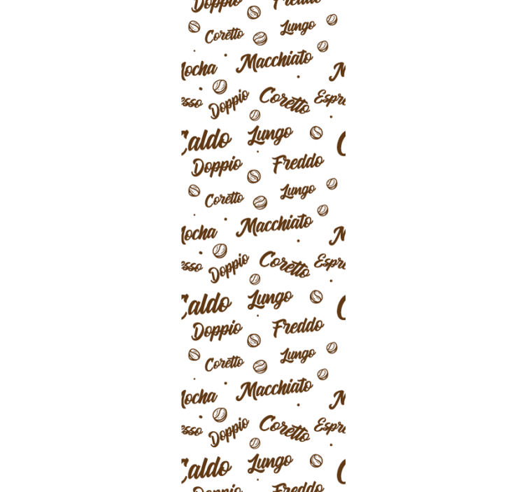 Eetkamer rolgordijn coffee elke dag - TenStickers