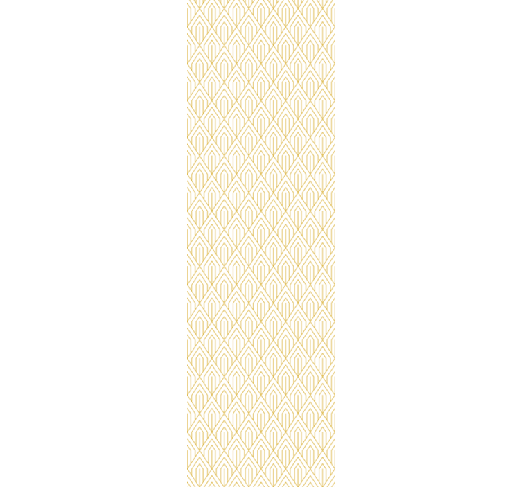 Eetkamer rolgordijn modern wit patroon - TenStickers