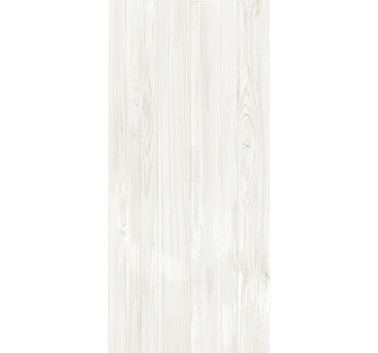 Eetkamer rolgordijn wit hout - TenStickers