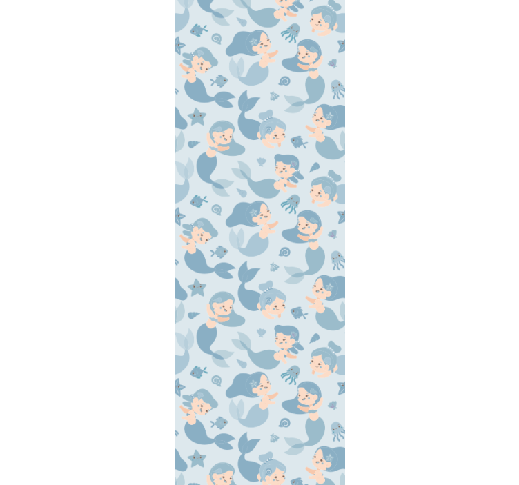 Rolgordijn kinderkamer onderwaterfantasie - TenStickers