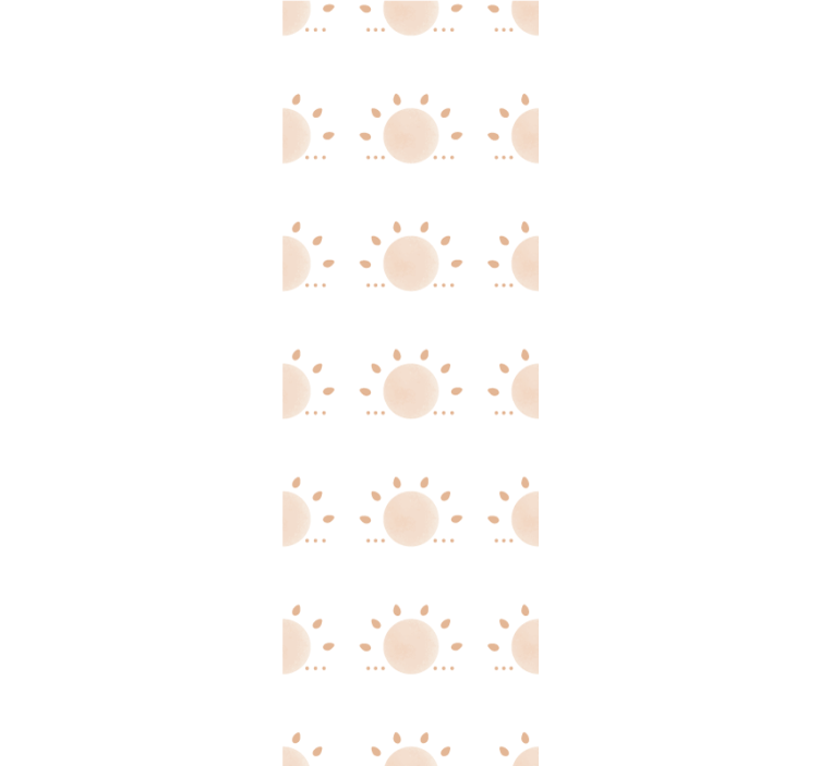 Rolgordijn kinderkamer abstract minimal zon - TenStickers