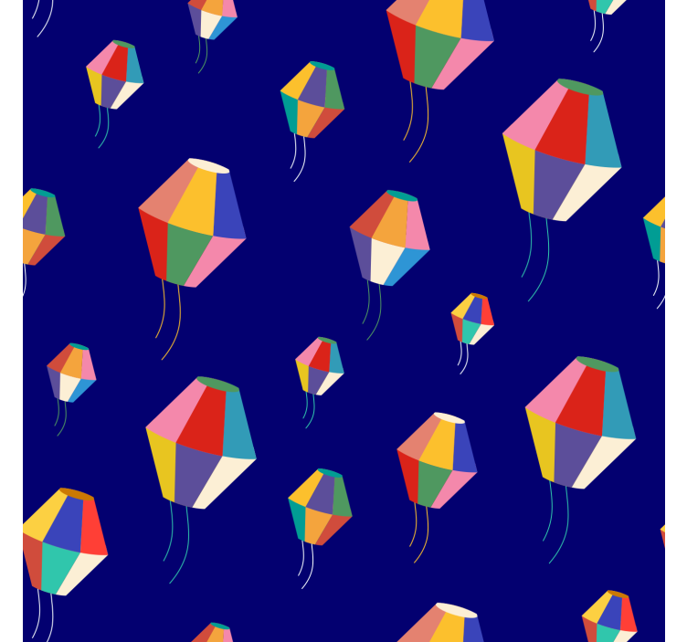 Rolgordijn kinderkamer luchtballonnen - TenStickers