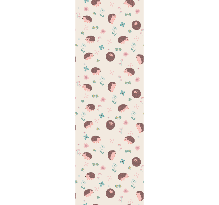 Rolgordijn kinderkamer cute hedgehog collectie - TenStickers