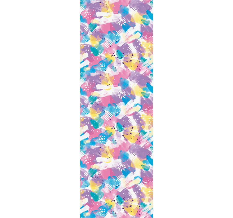 Rolgordijn kinderkamer pastelkleurenoverloop - TenStickers