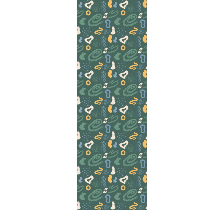 Rolgordijn kinderkamer abstract minimalistische patronen - TenStickers