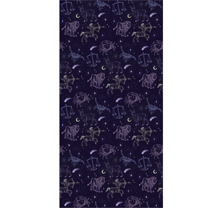 Rolgordijn kinderkamer sterrenpatroon - TenStickers