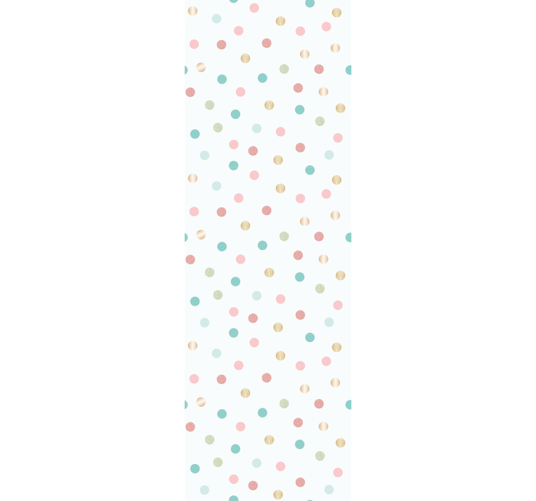 Rolgordijn kinderkamer glitter confetti stippen patroon - TenStickers