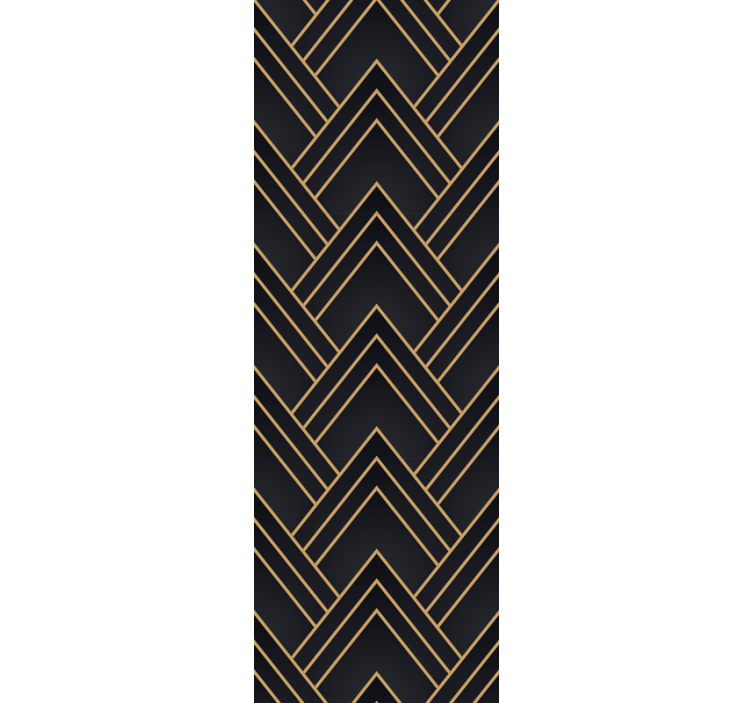 Rolgordijn kantoor geometrische cascade - TenStickers