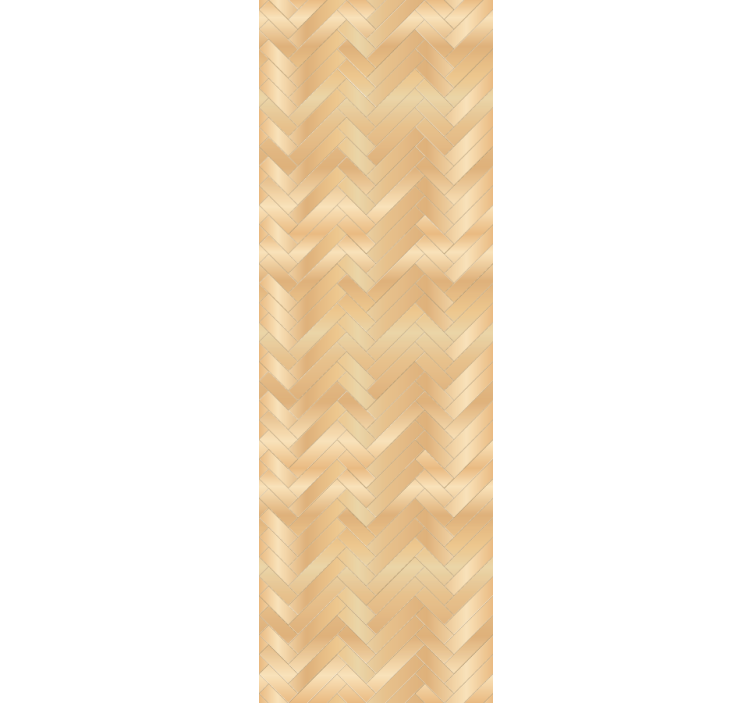 Rolgordijn kantoor houten gouden patroon - TenStickers