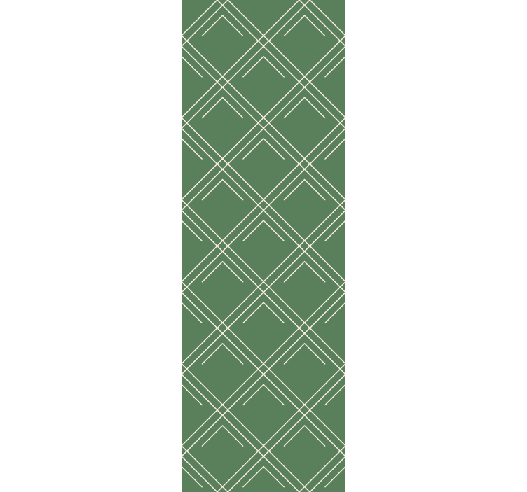 Rolgordijn kantoor groene elegante vierkanten - TenStickers