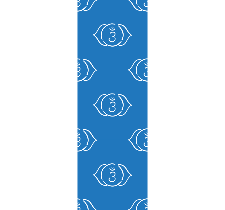 Rolgordijn kantoor derde oog chakra symbool - TenStickers