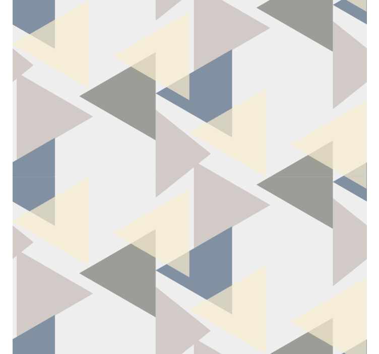 Moderne raambekleding verticale driehoeken - TenStickers