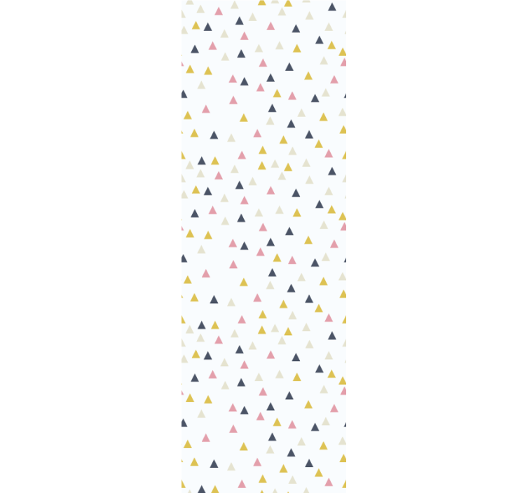 Moderne raambekleding met minimalistisch driehoekpatroon - TenStickers