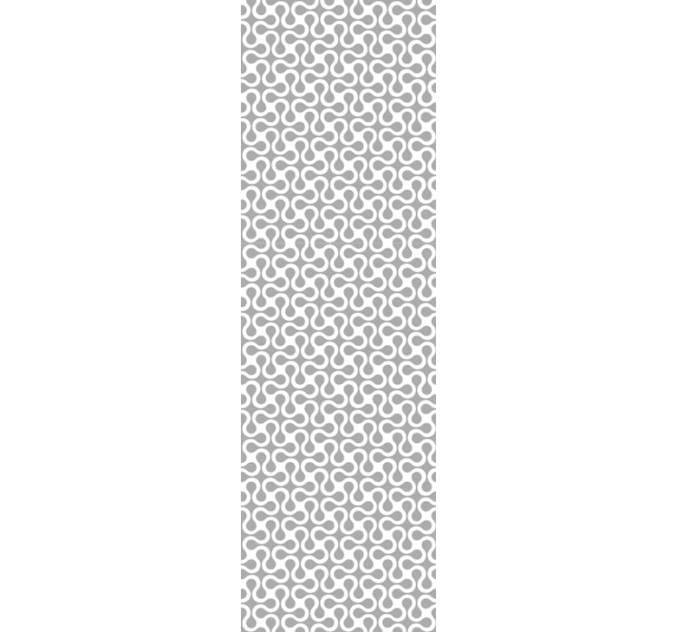 Moderne raambekleding moderne witte twister - TenStickers